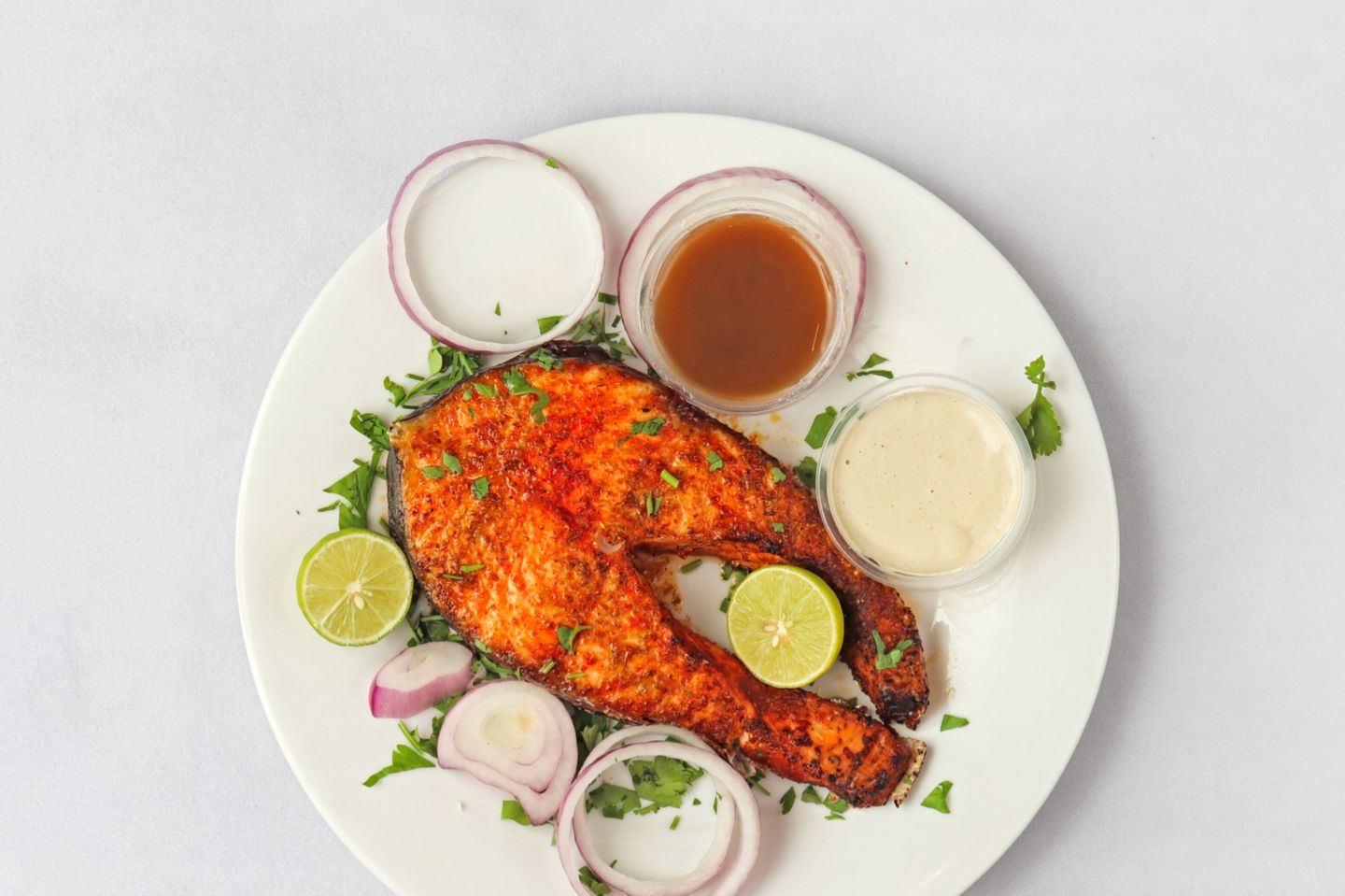 Salmon Three Quarters