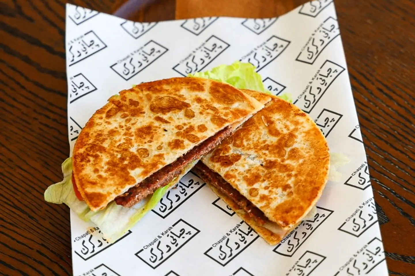 Beef Burger Chapati