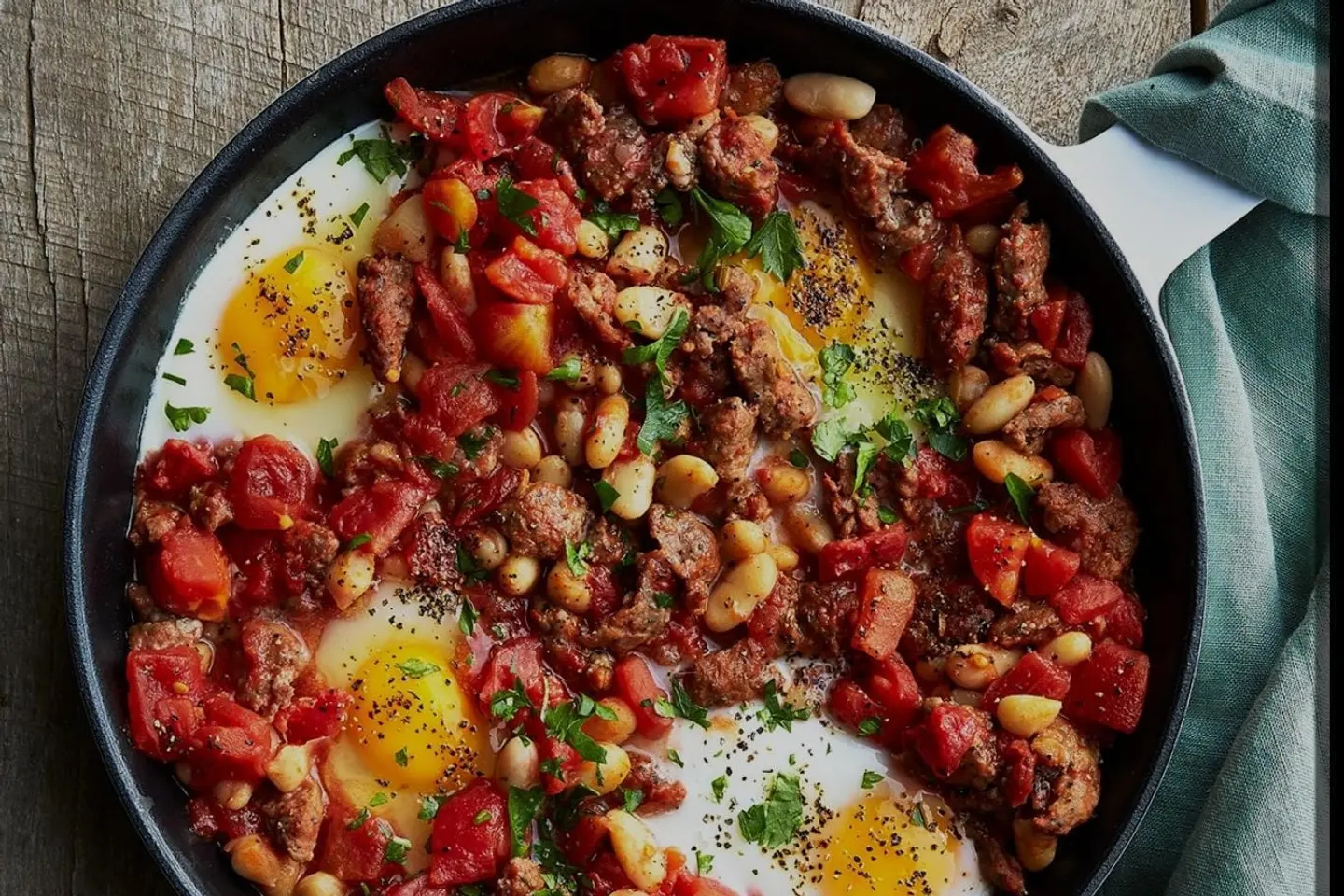 Red Beans With Eggs