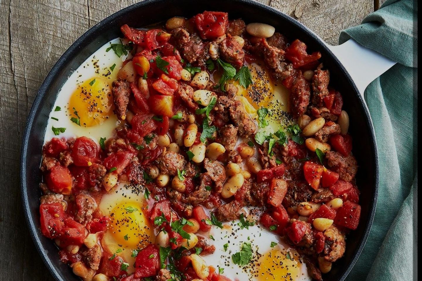 Red Beans With Eggs