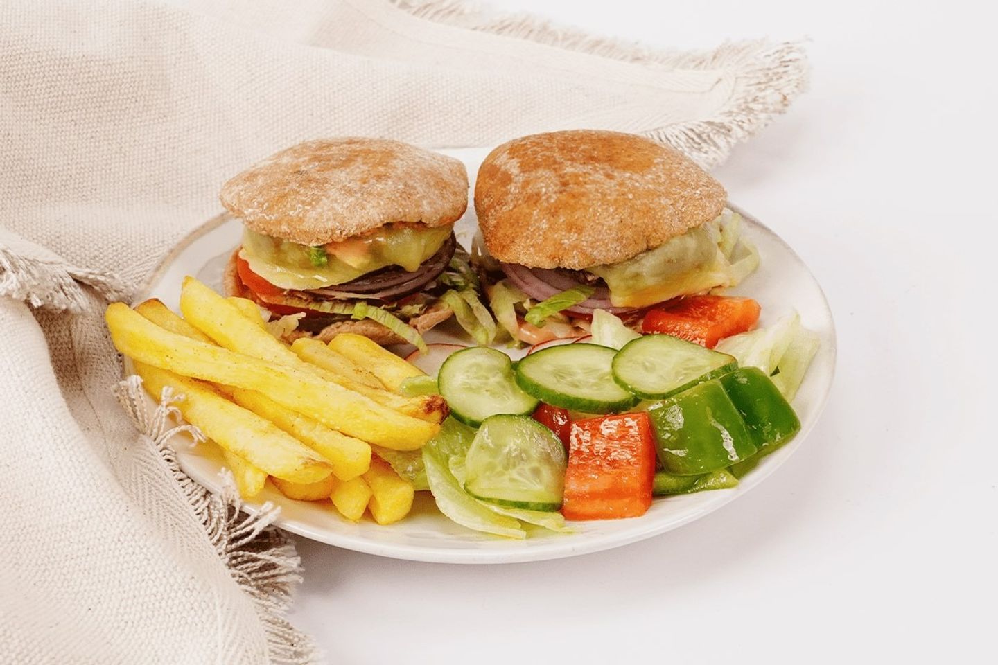 Chicken Cheese Burger Meal