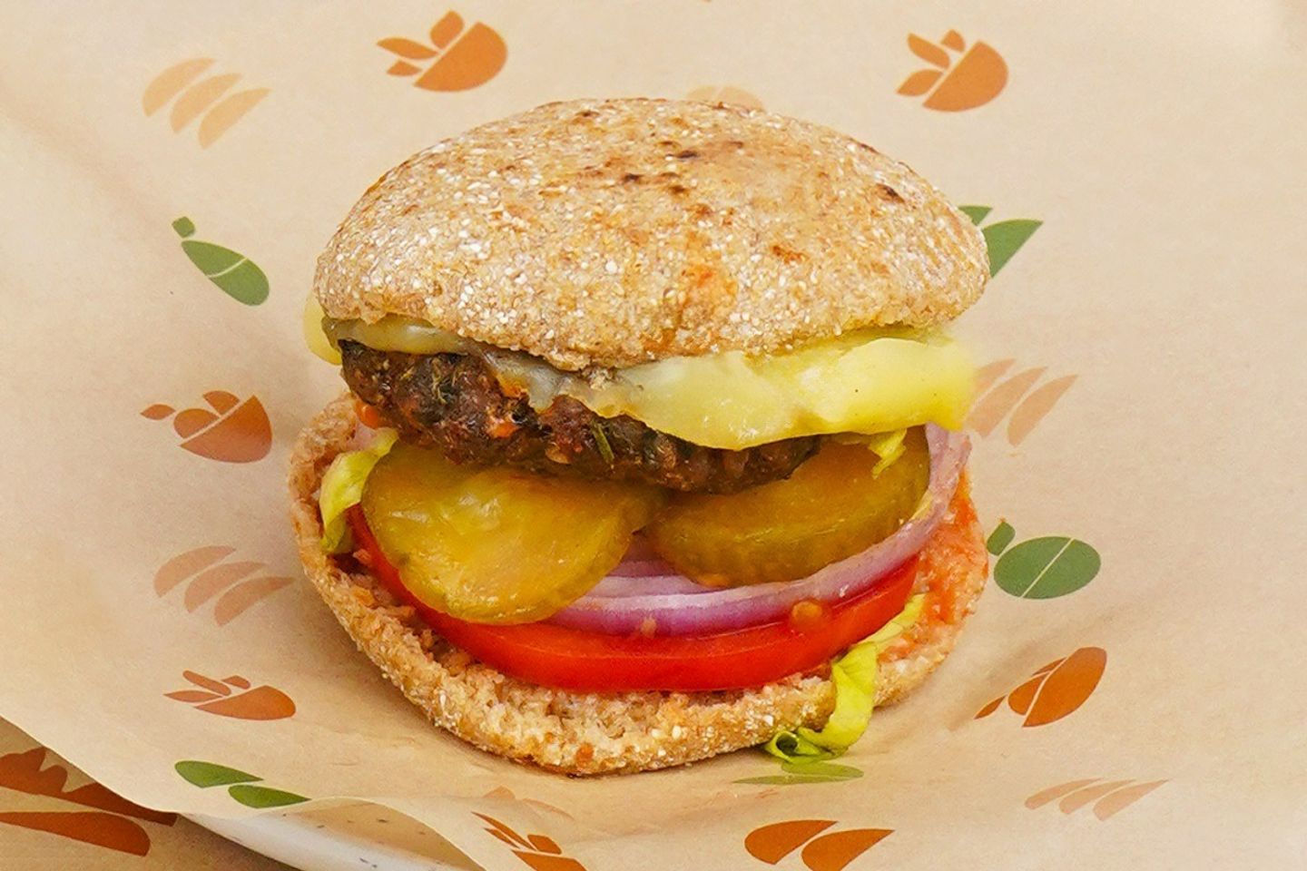 Meat Cheese Burger Sandwich