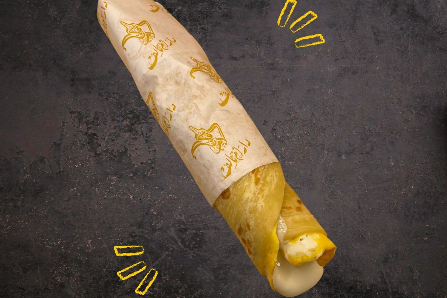 شباتى بيض وجبن سائل