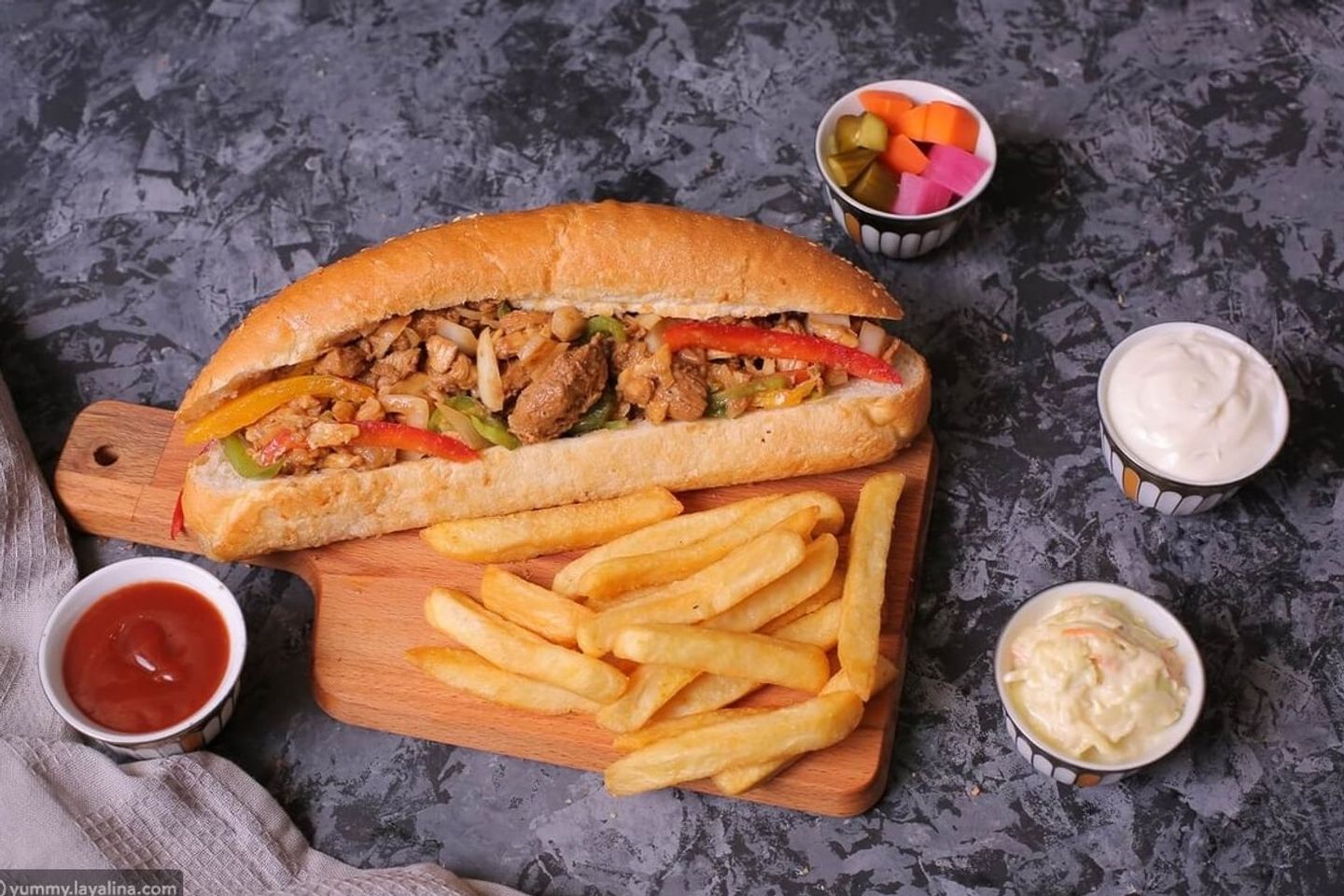 ساندوتش فاهيتا دجاج