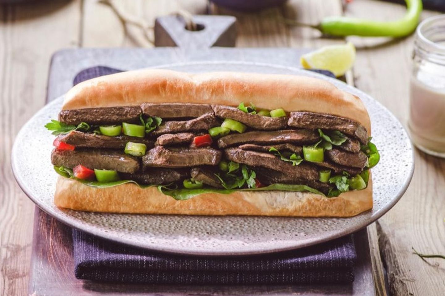 ساندوتش كبده اسكندراني