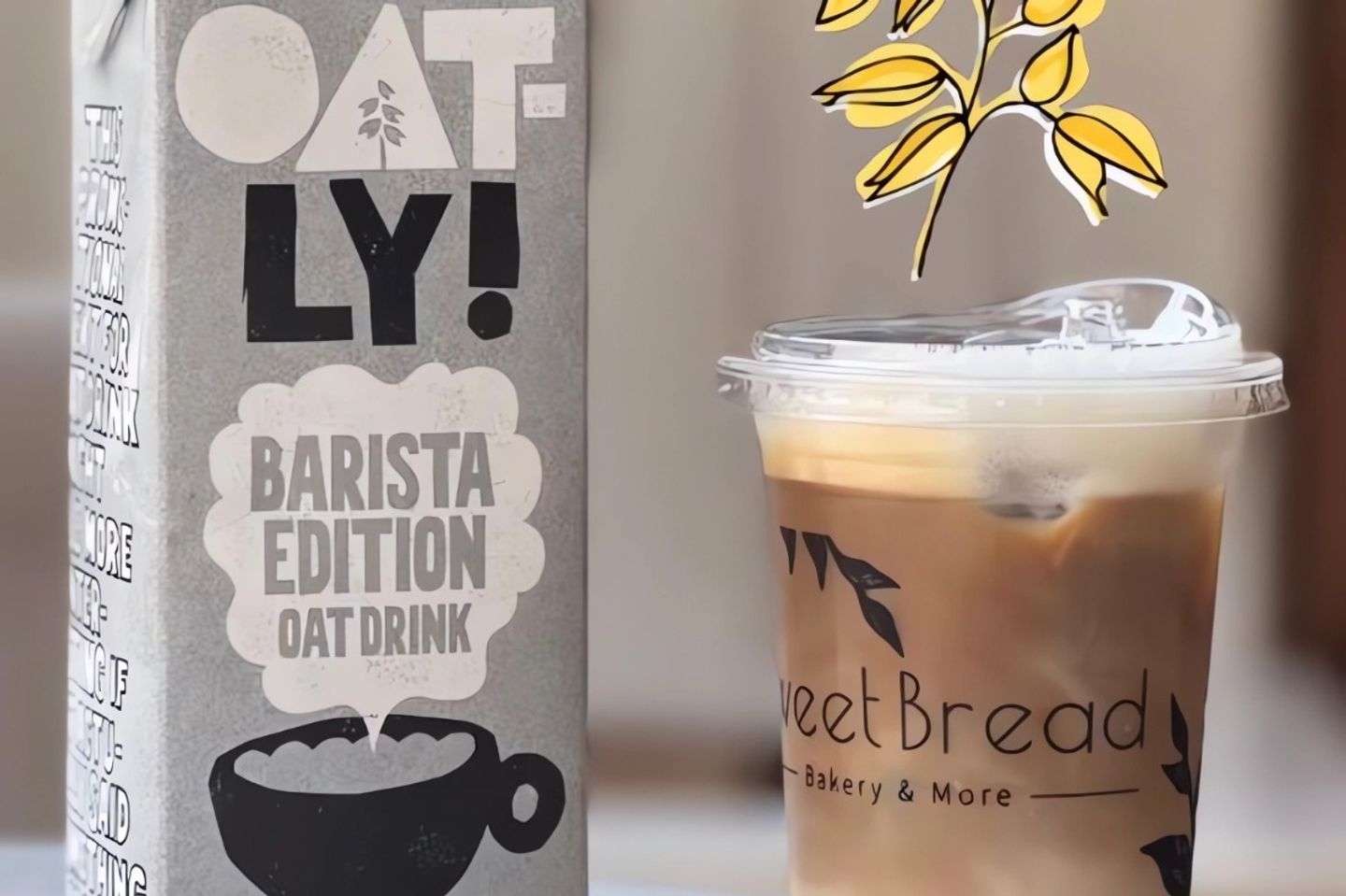 Oatly Iced Latte