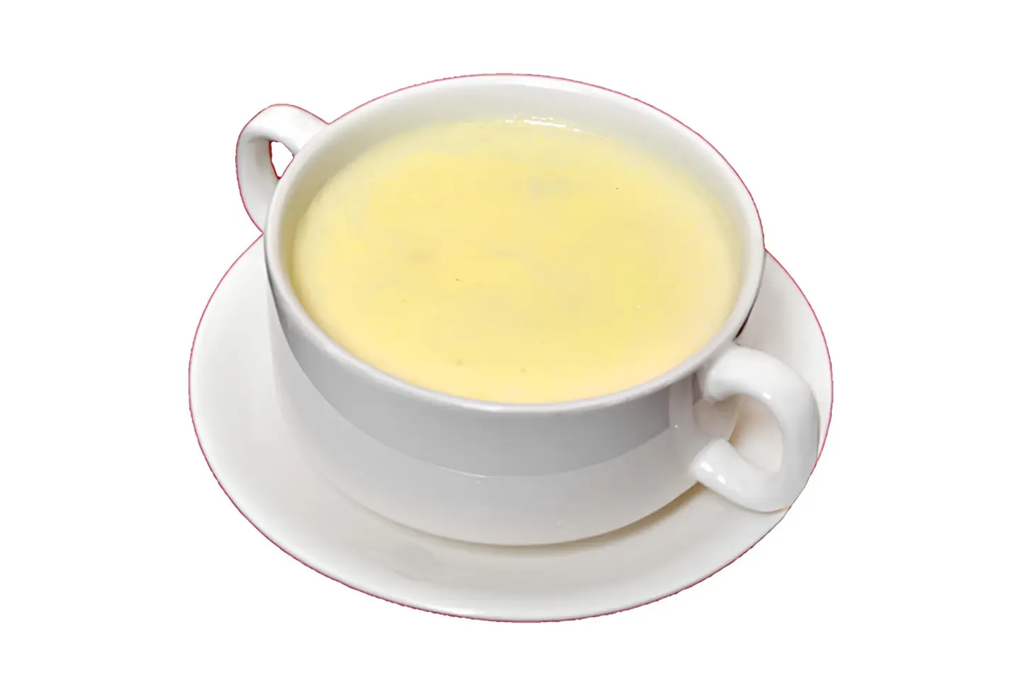 شوربة كريمة الدجاج مع المشروم