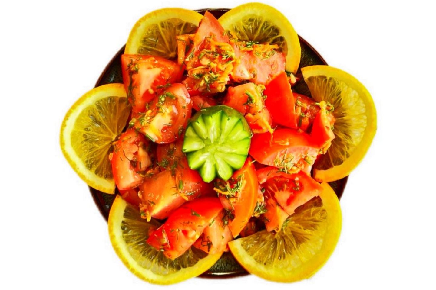 Spiced Tomatoes Salad