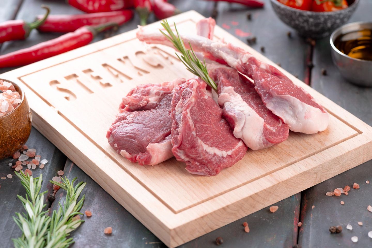 Lamb Chops Oriental   Ready To Grill - 1 Kg