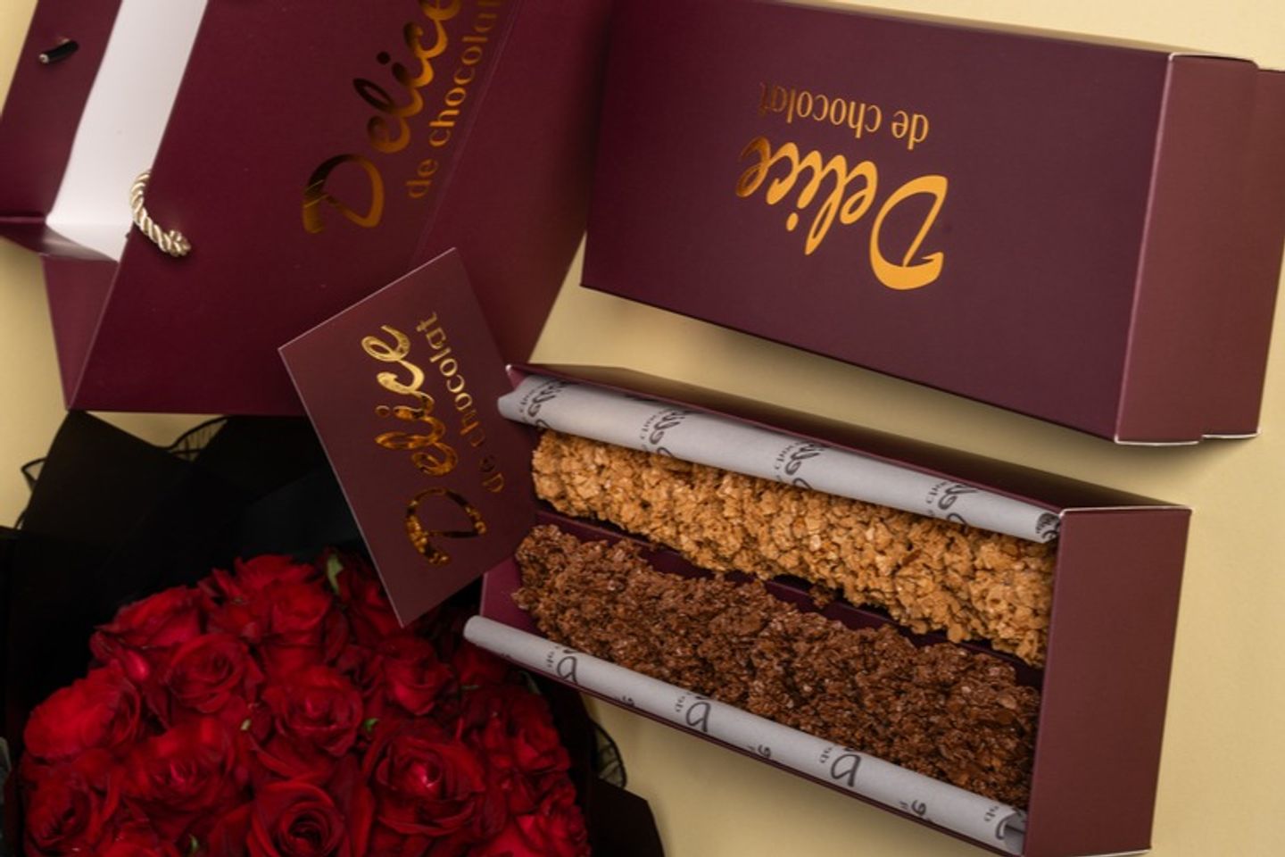 Package Mother's Day Crunchy Chocolate And Carmel