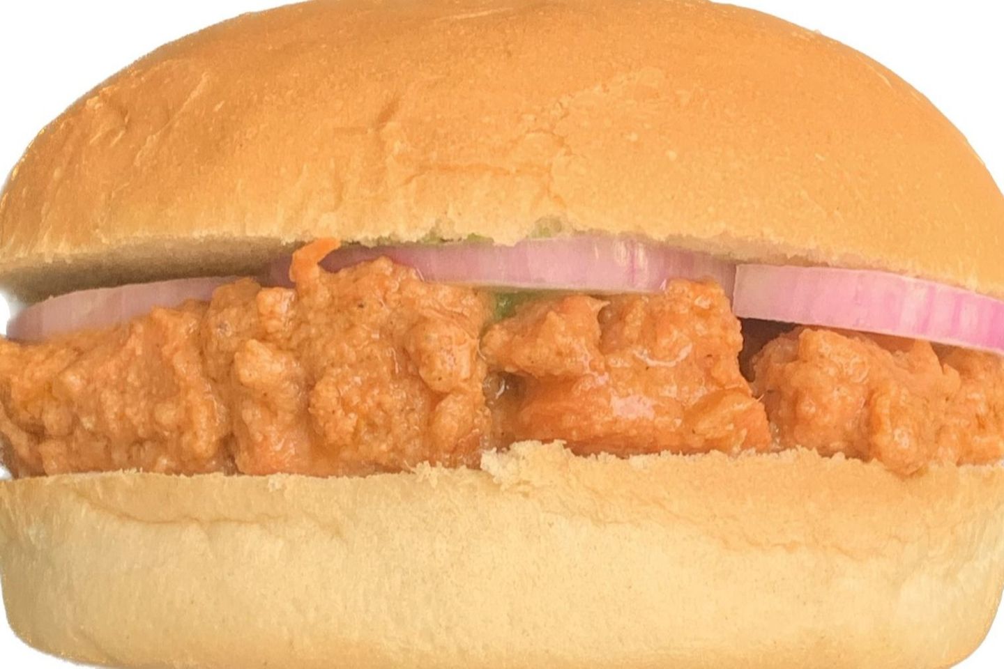 Nanna's Burger Bun With Chicken Boti Kebab