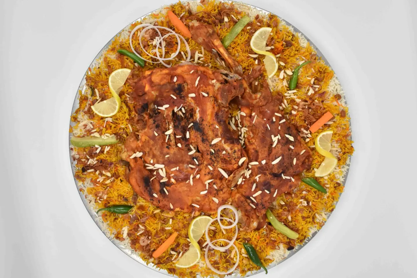 ربع خروف مع رز برياني الحرمين