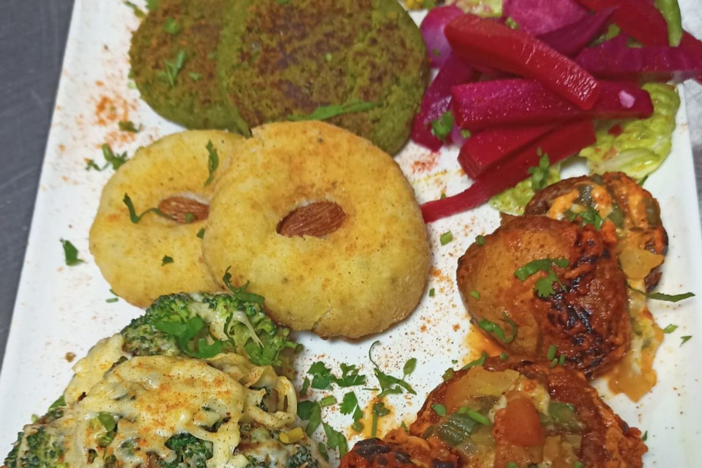 Assorted Kebab Veg Platter