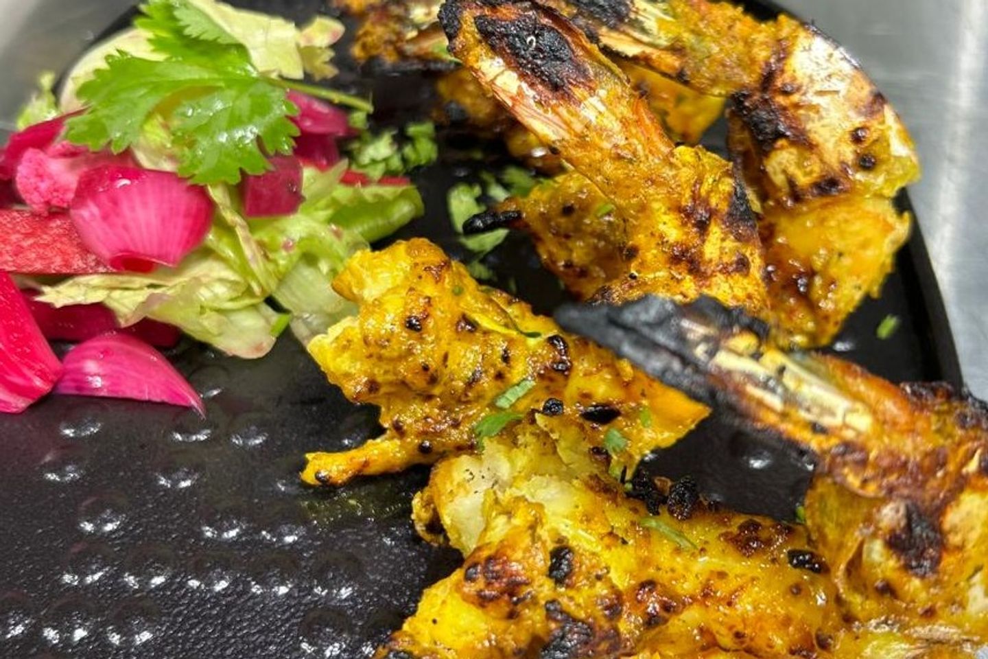 Tandoori Prawns.