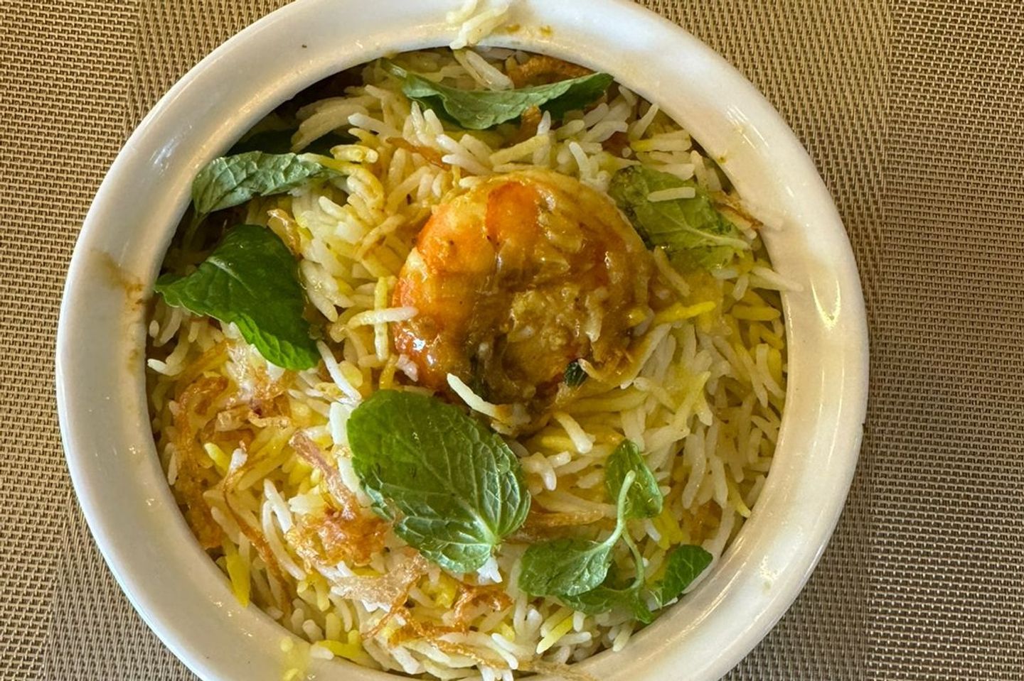 Prawns Dum Biryani