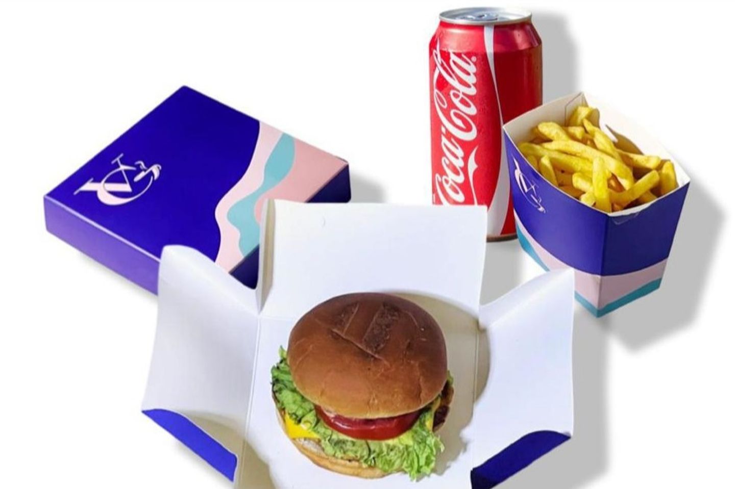 Meal Chicken Burger On Saj