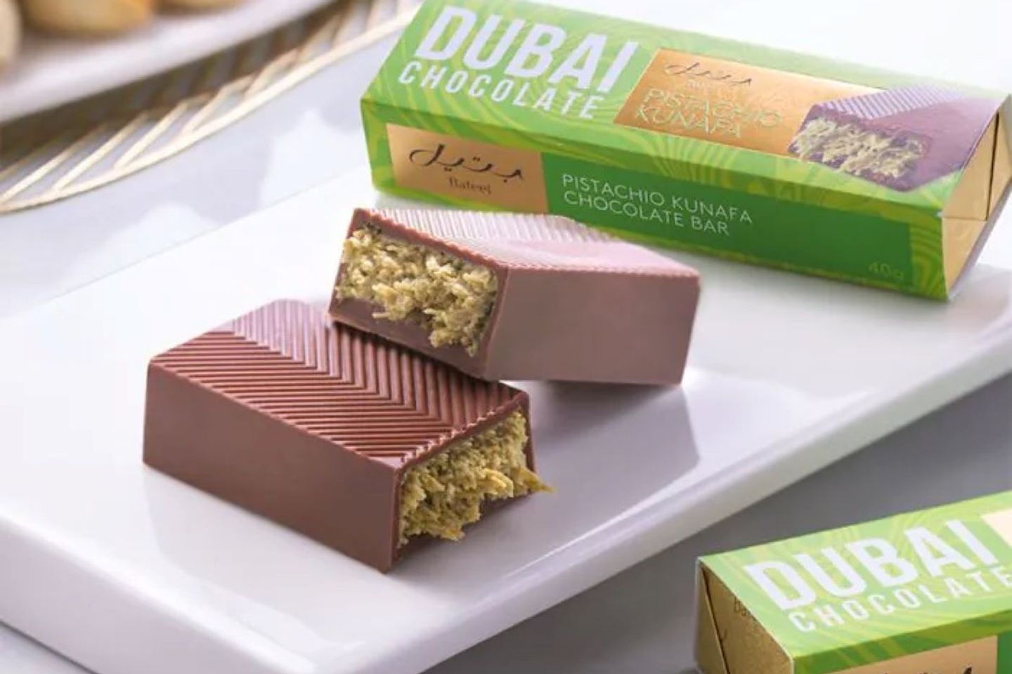 شوكولاتة دبي فستق