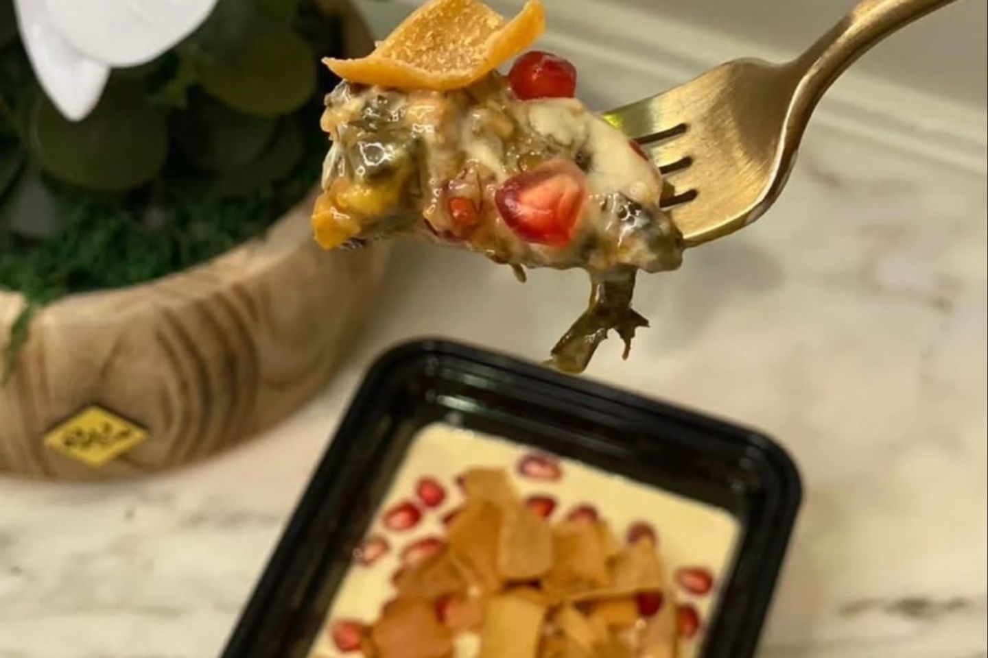 فتة ورق عنب اطايب