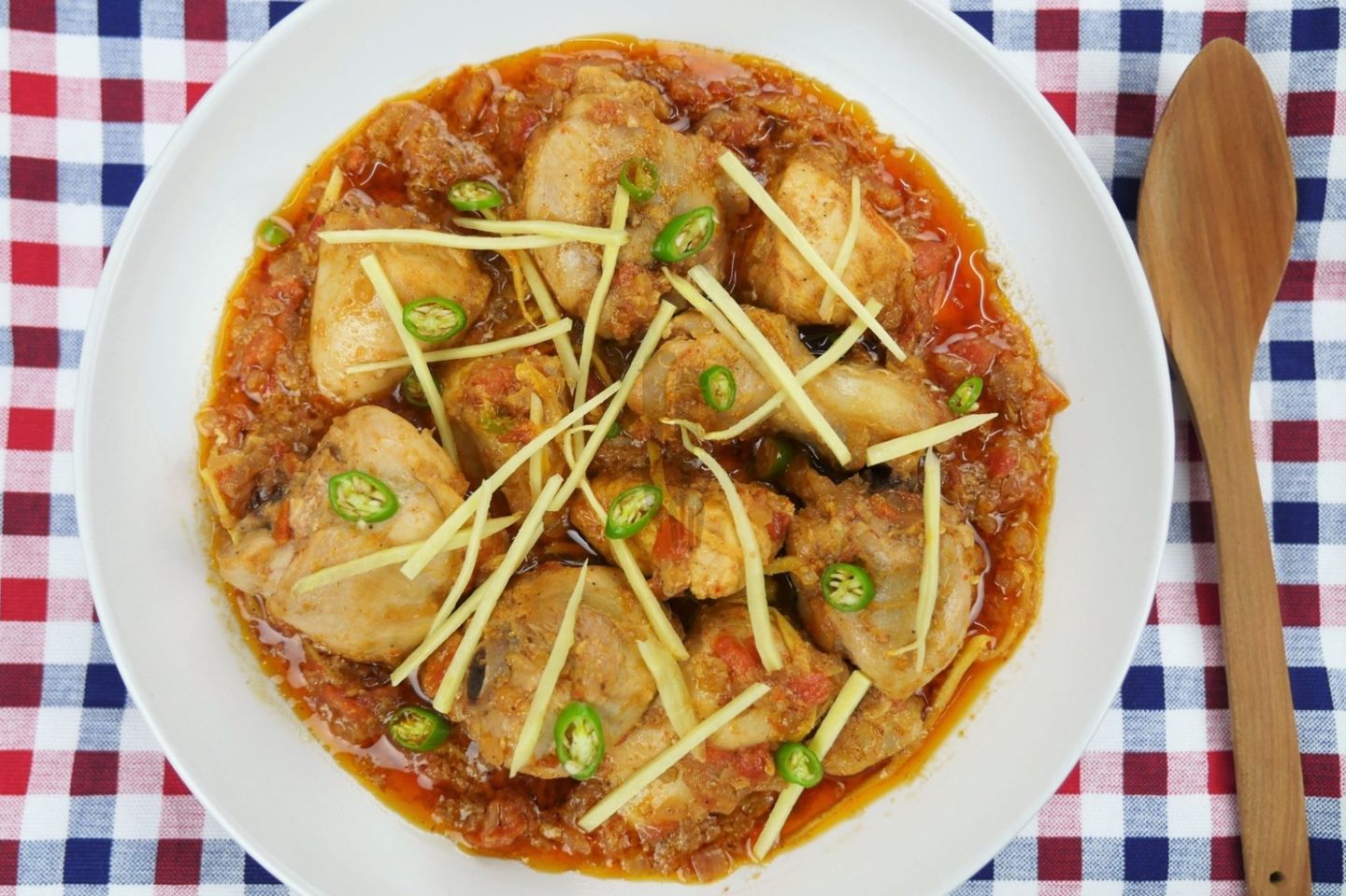 Tawa Chicken Ginger
