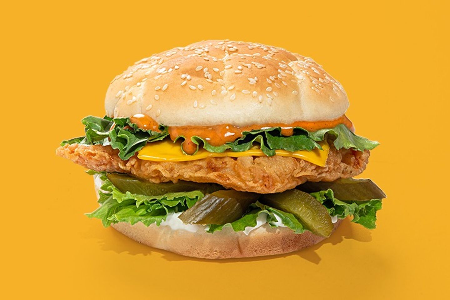 Zing Chicken Burger Sandwich