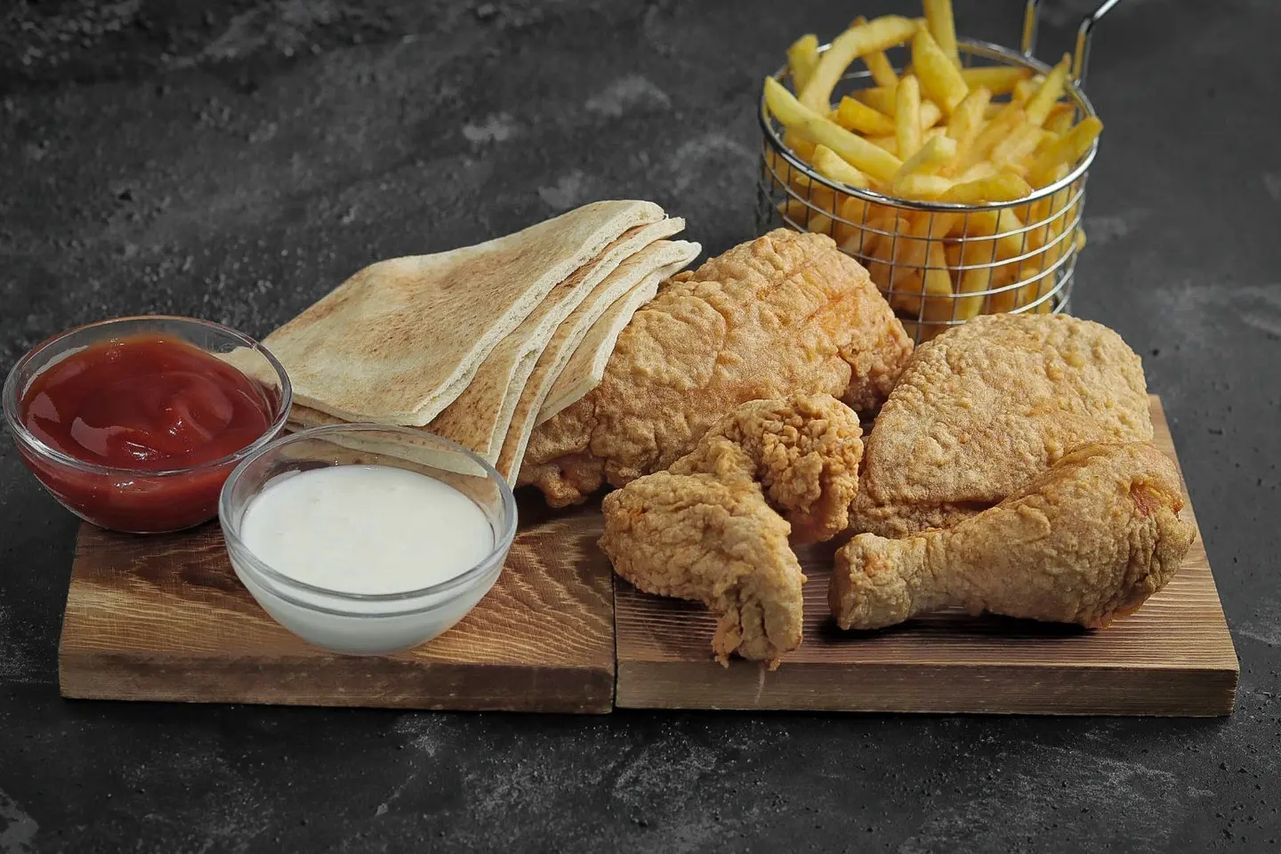 Regular Broasted 4 Pieces