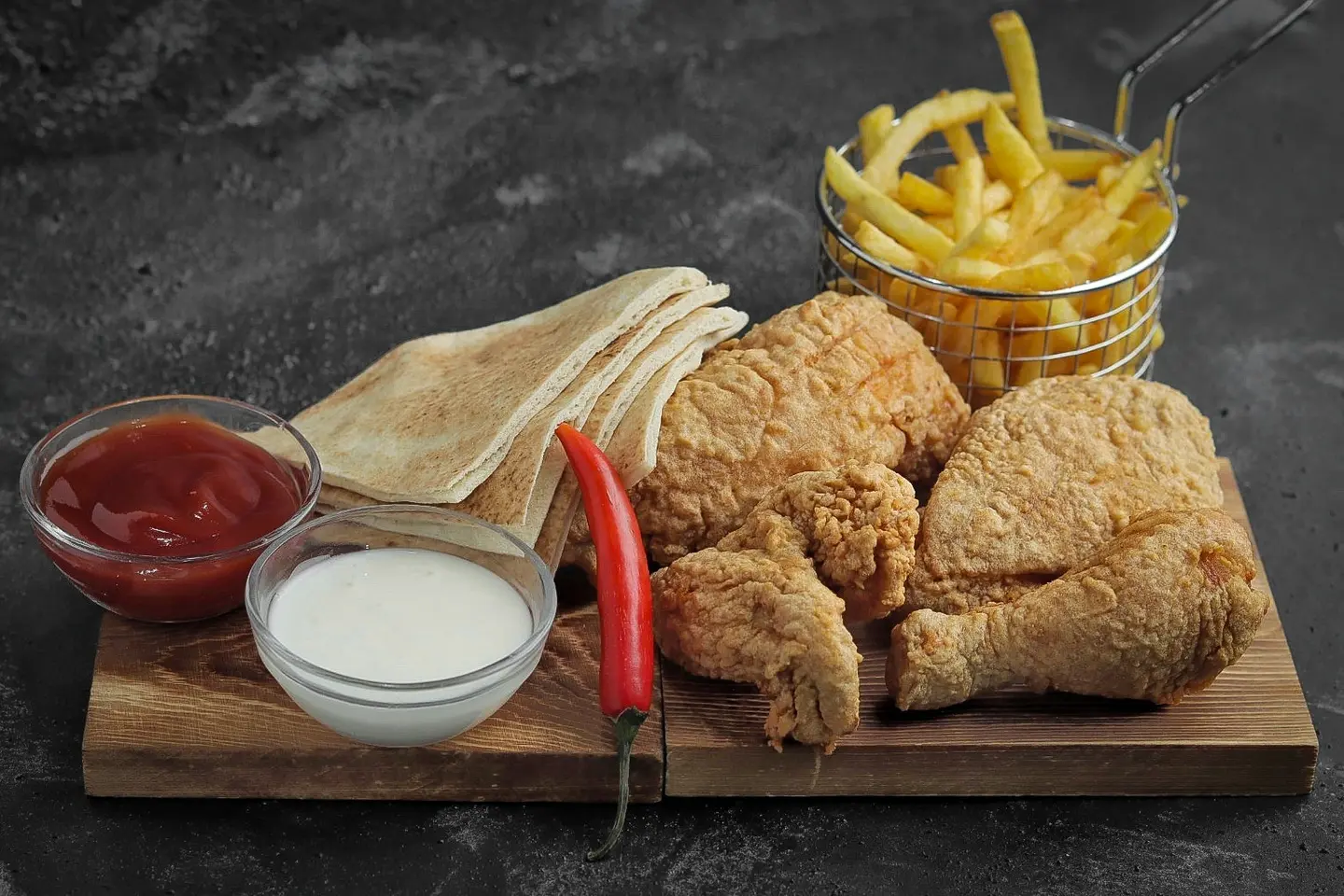 Spicy Broasted 4 Pieces