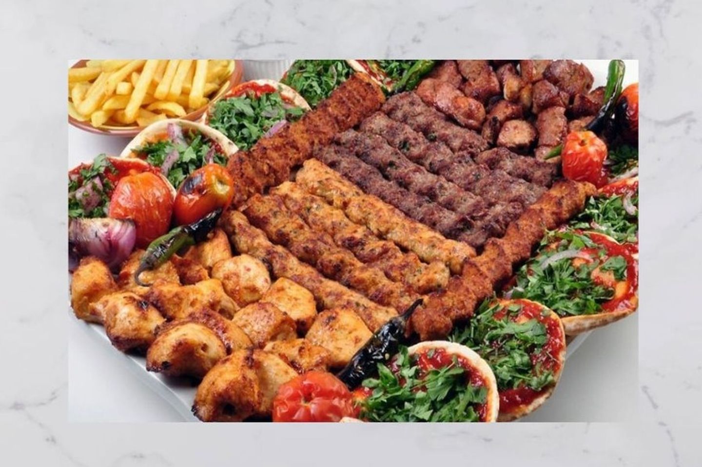 وجبه لذة المشاوي