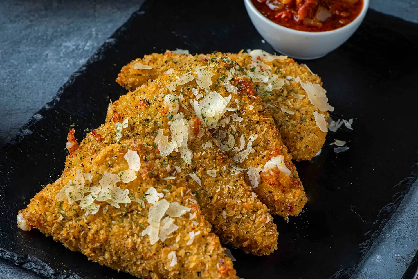 Herb Mozzarella Breaded