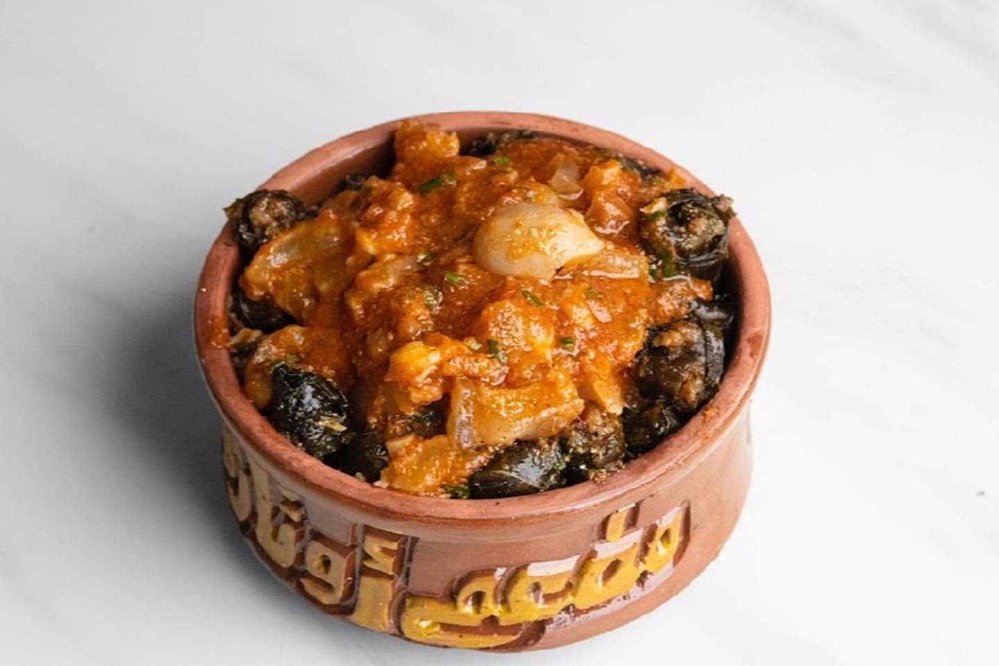 طاجن  ورق عنب بالكوارع