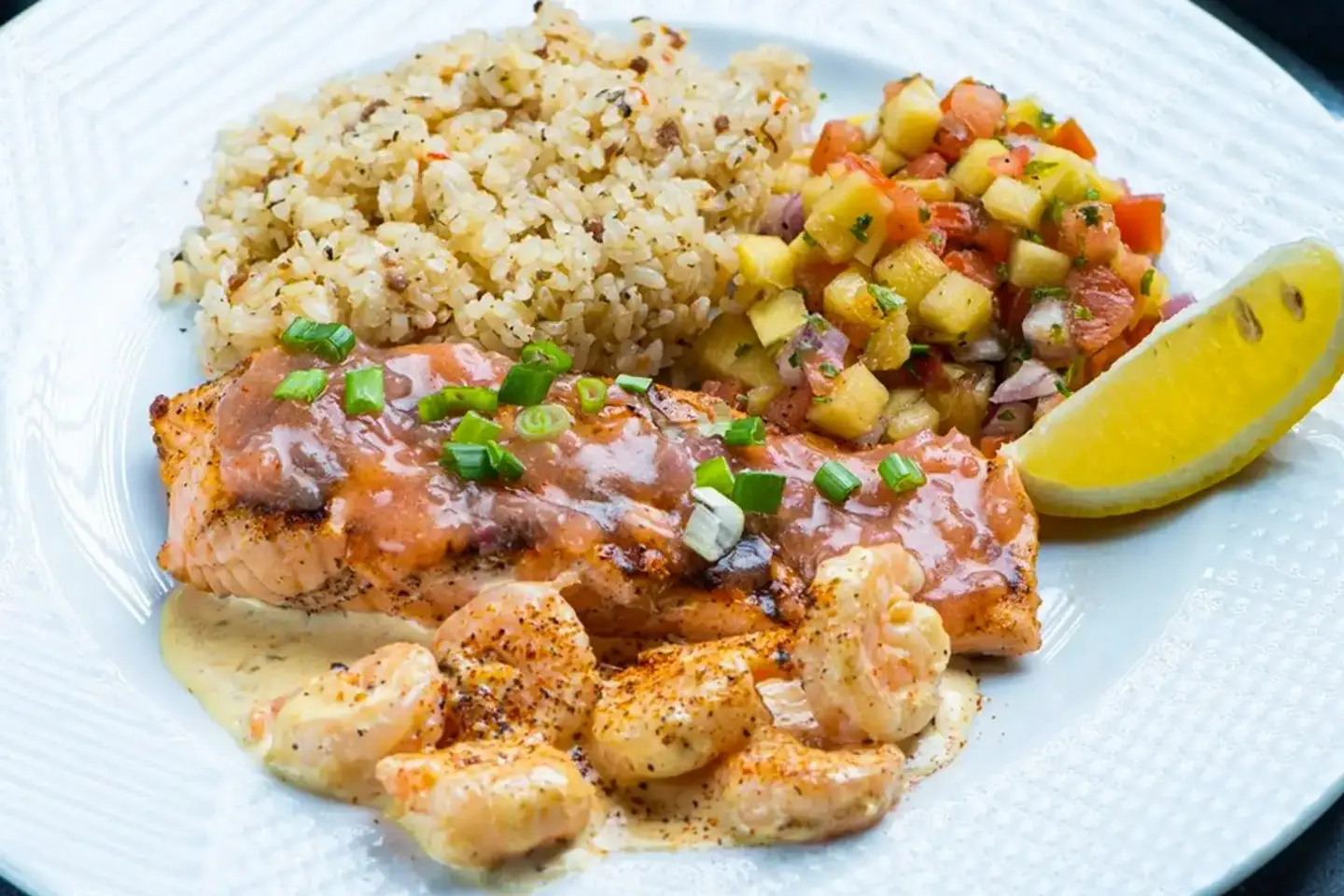 Blank Salmon Glaze