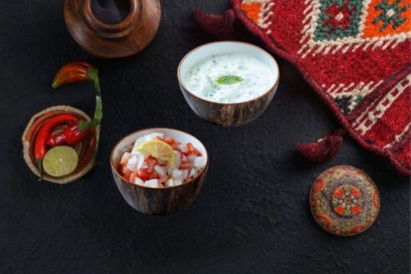 سلطة - طماطم و بصل