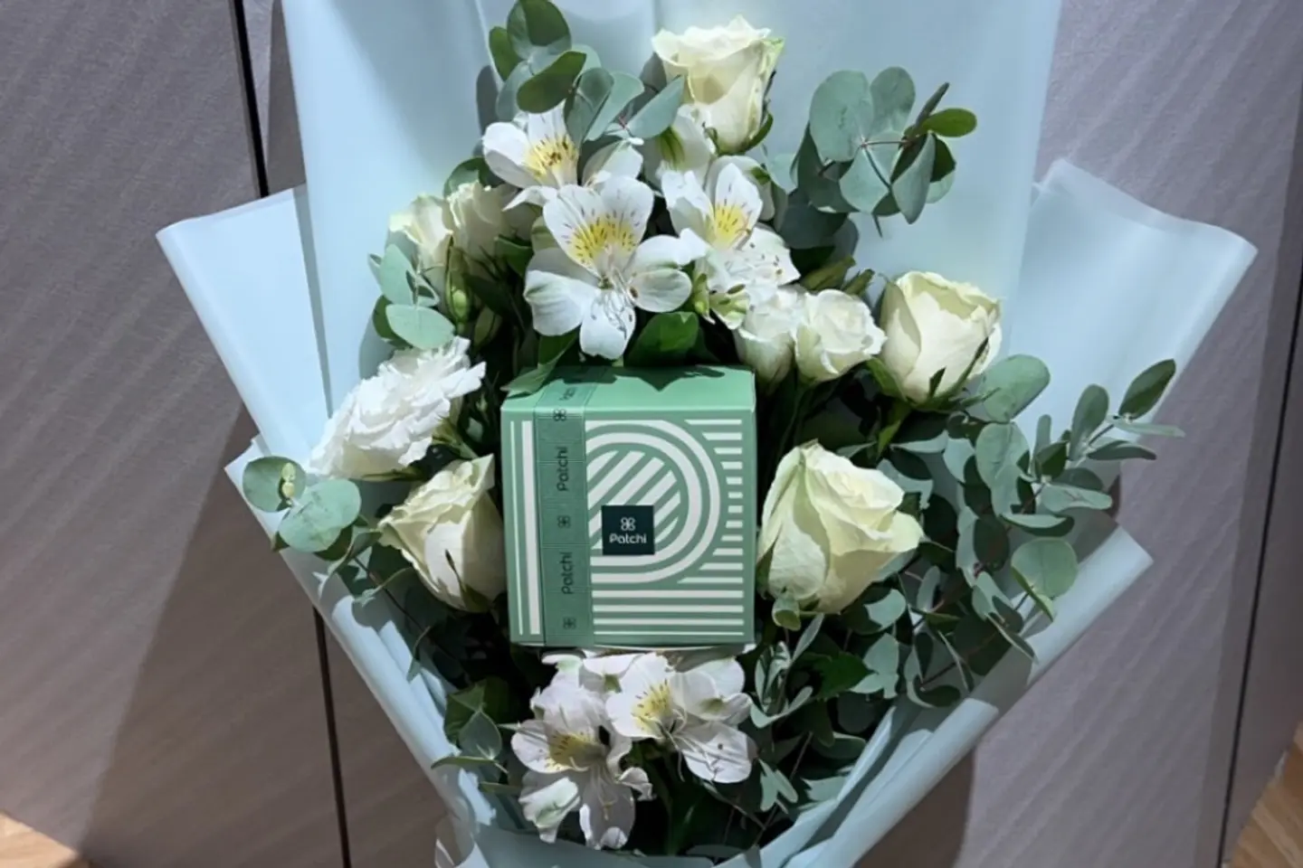 بوكيه ورد مع باتشي