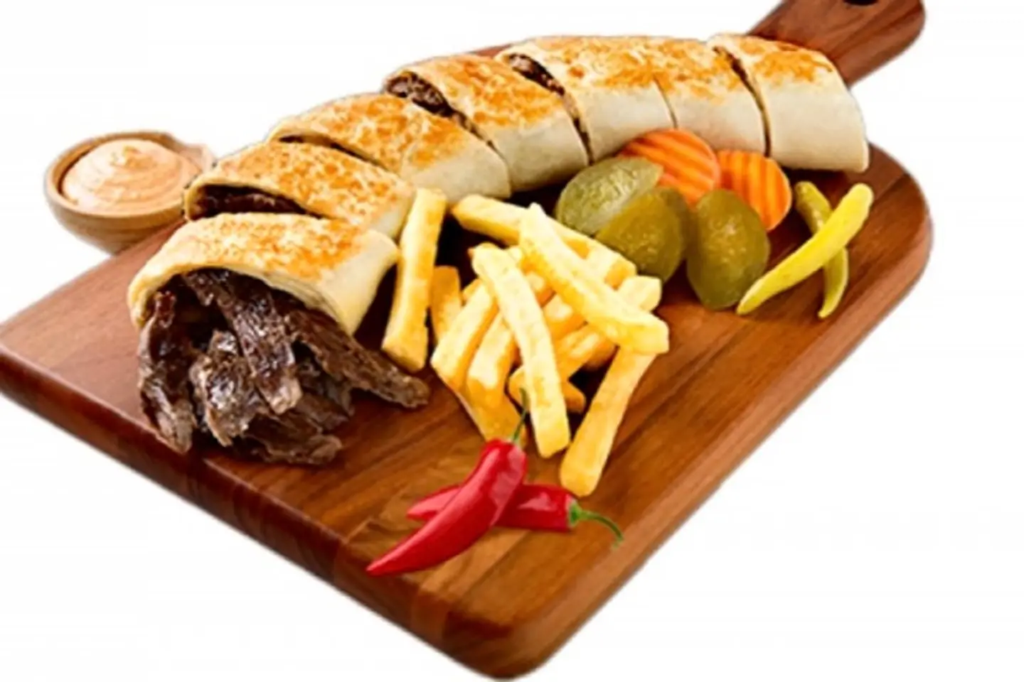 Large Meat Shawarma With Cheese