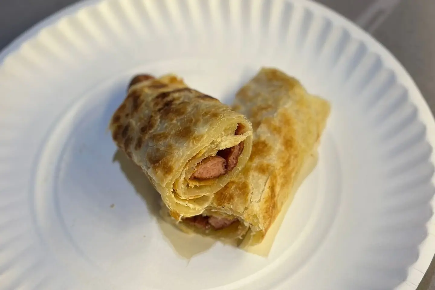 Chapati Hot Dog
