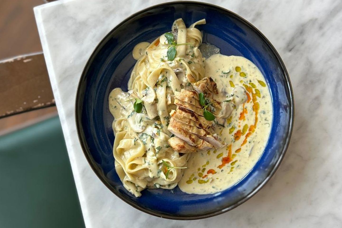 Fettuccine Chicken Alfredo