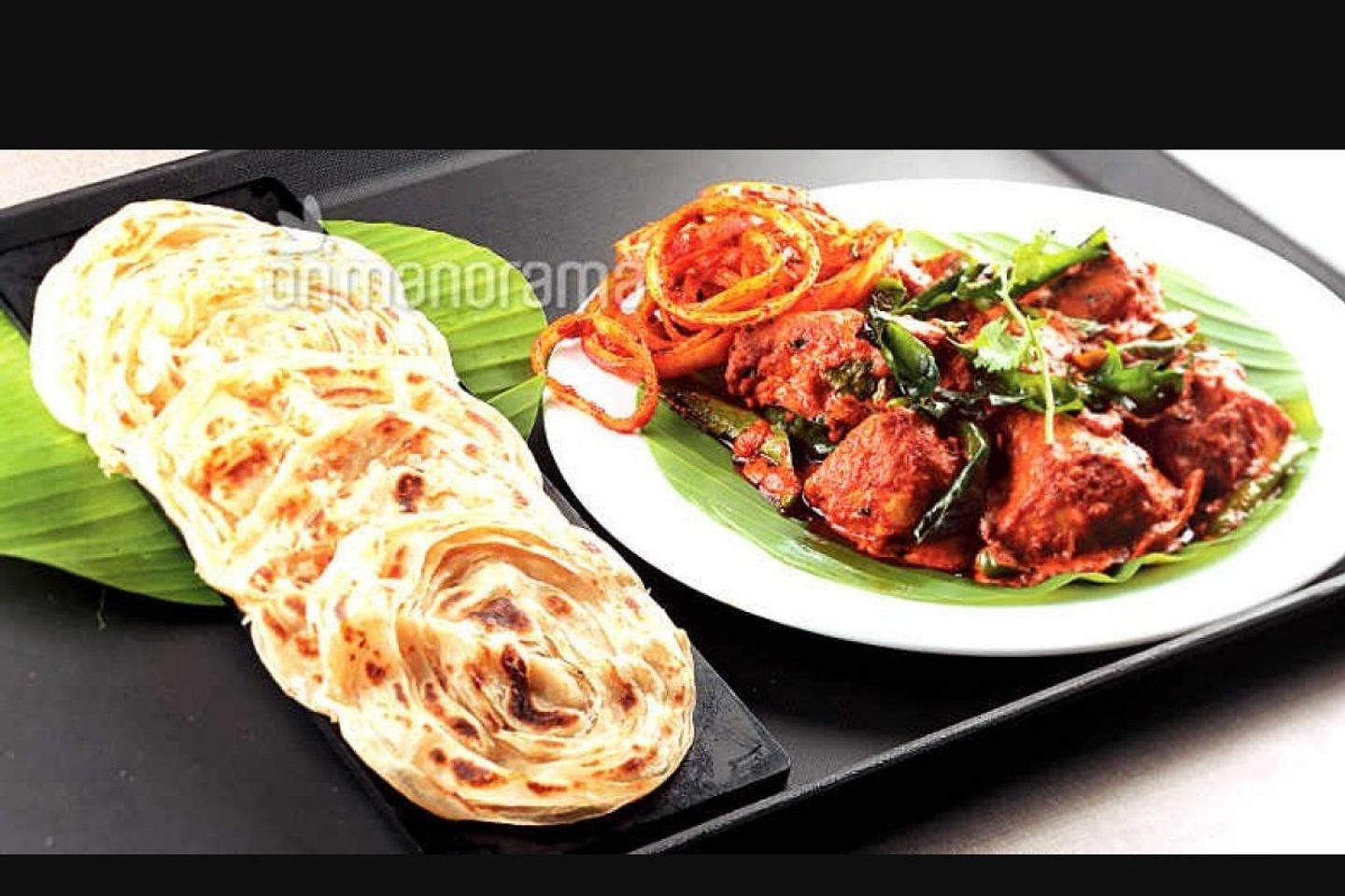 Chicken 65 With Indian Porotta
