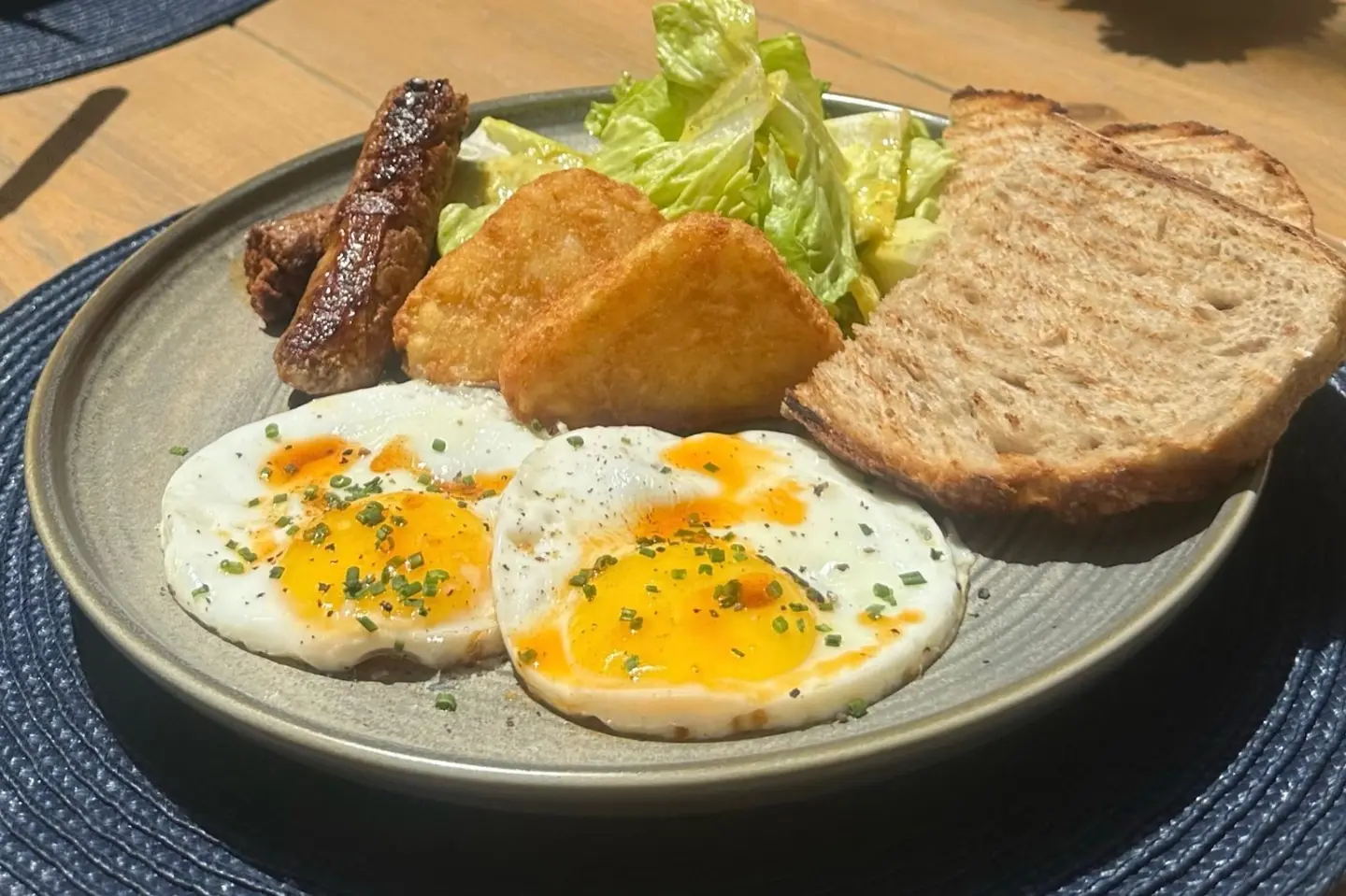American Egg Platter