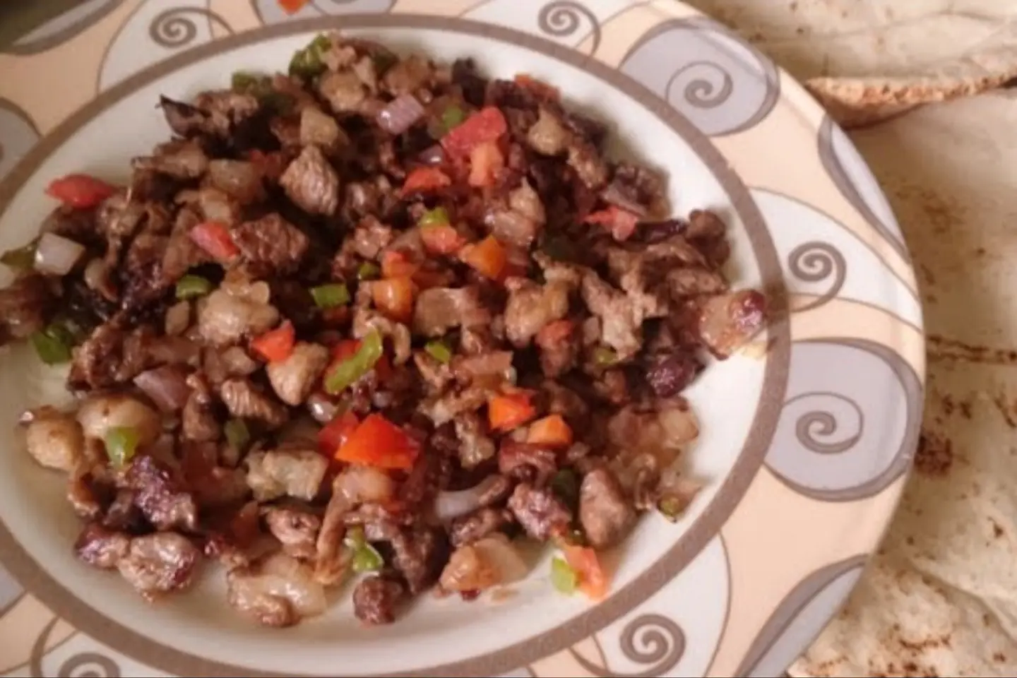 مكس اللحم والكبدة