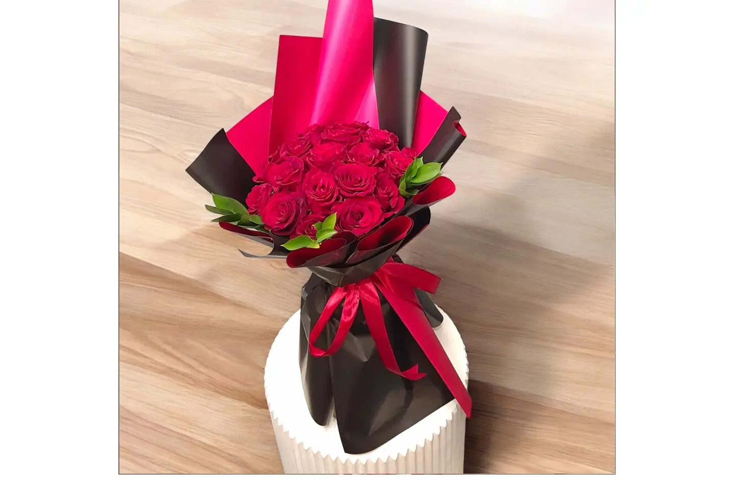 باقة ورد أحمر