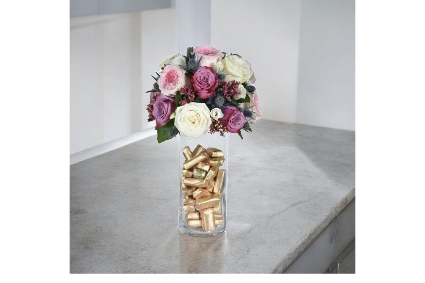 Sunrise Bouquet With 500 G Patchi