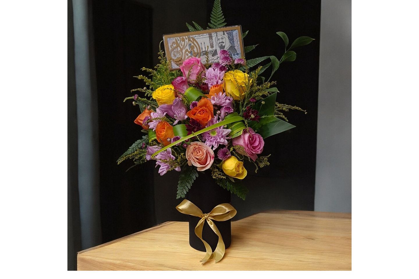 Rose Stand With Acrylic Envelope