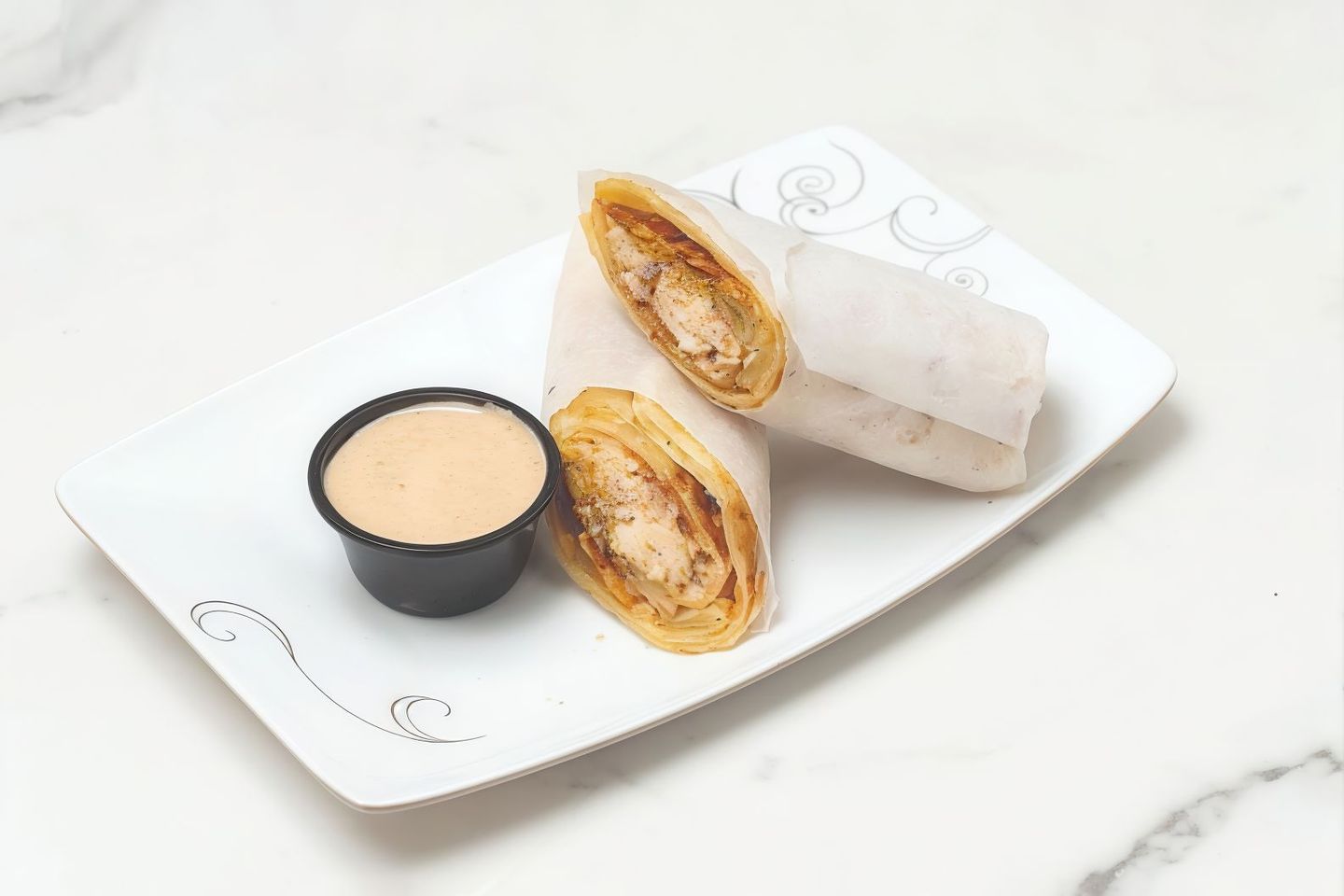 Seekh Kabab Cheese Roll