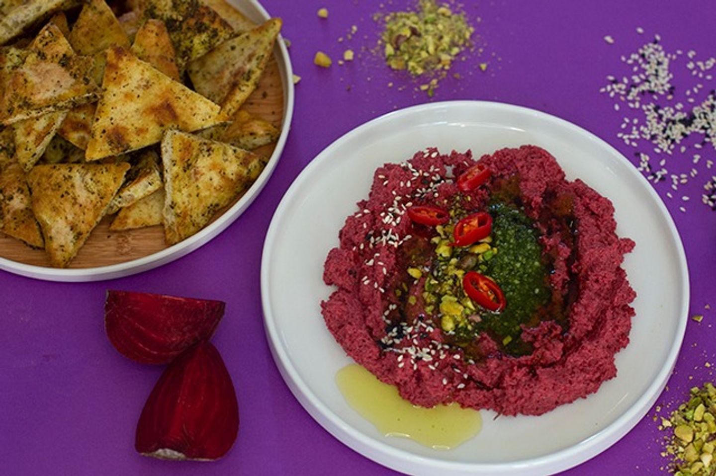 Beet Labneh Dip