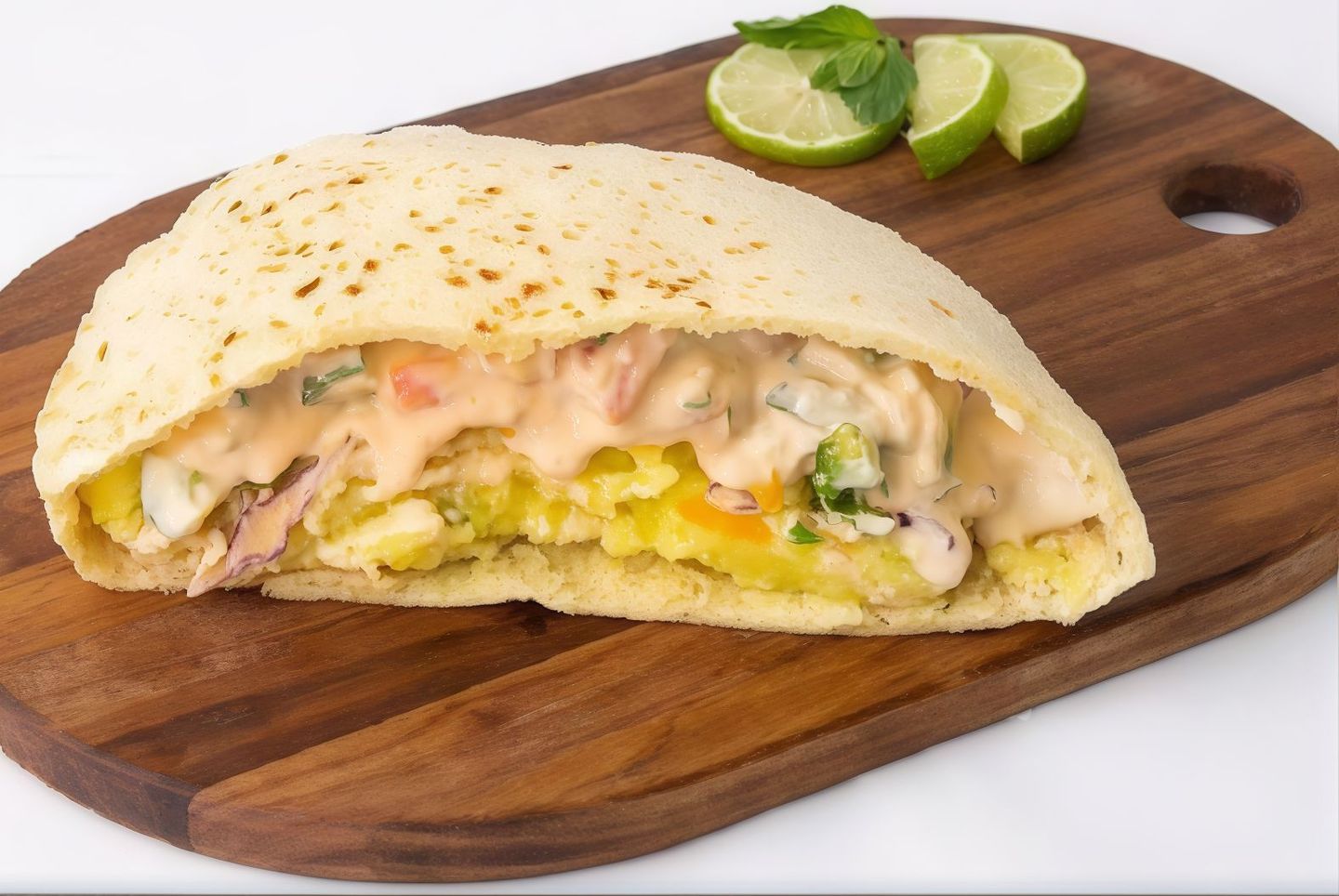 Mashed Cheese Sandwich