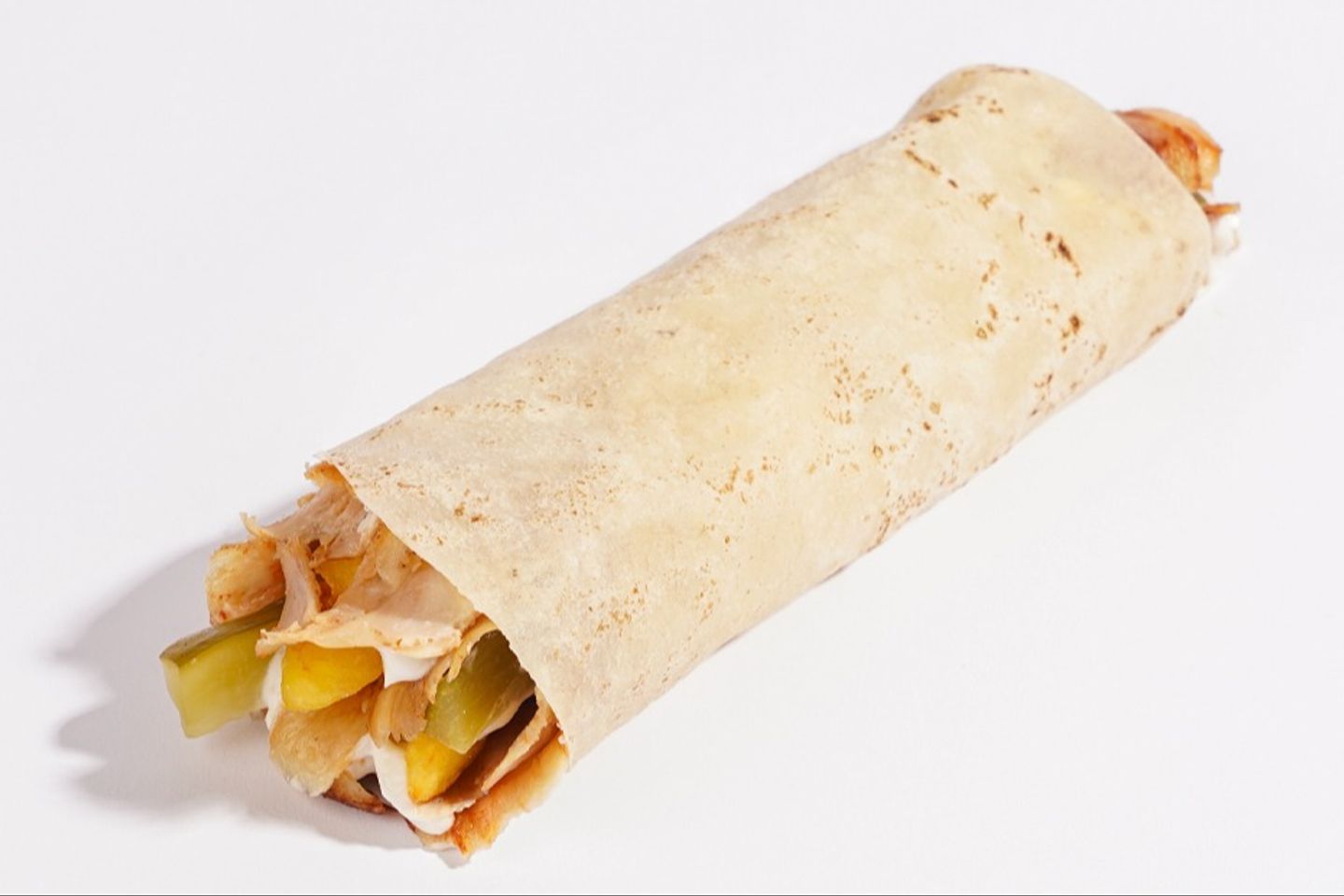 Saj Bread Chicken Shawarma
