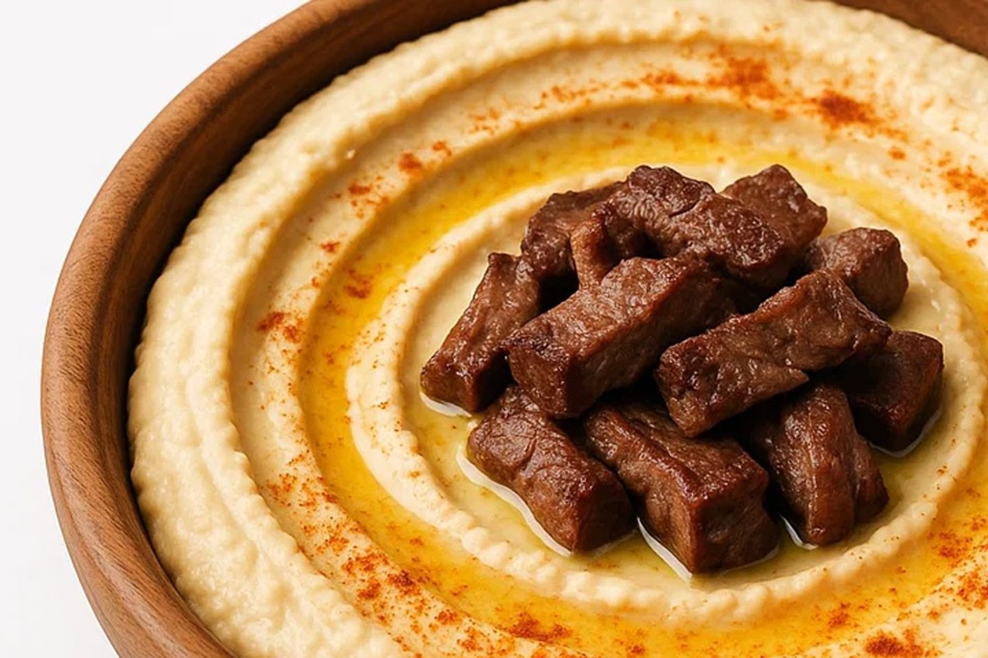 Hummus With Beef
