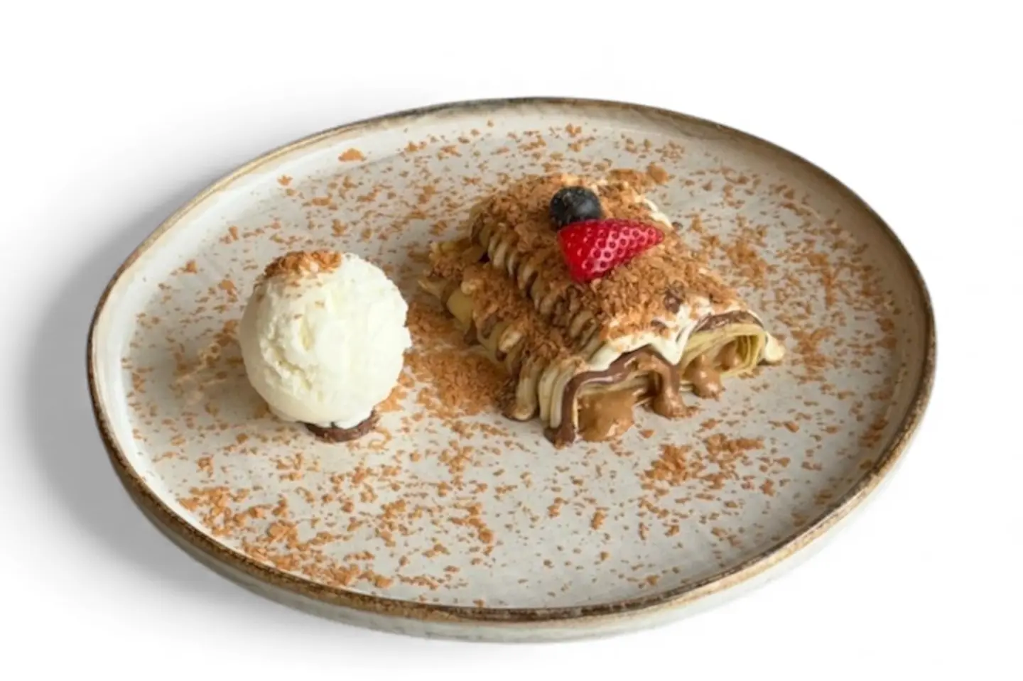 Pecan Chocolate Roll