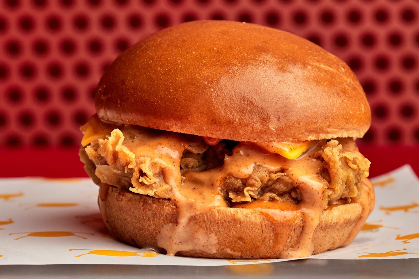 Maple Sriracha Chicken Burger