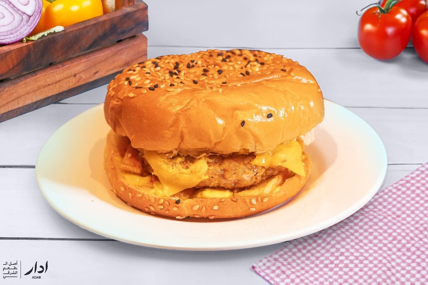 Chicken Burger With Cheese