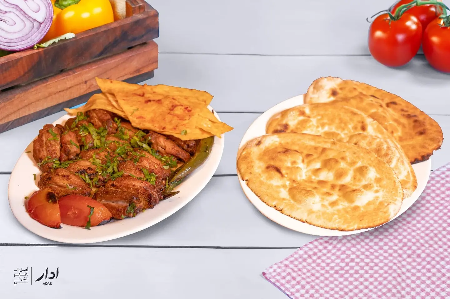 اجحنة دجاج مشوية على الفحم